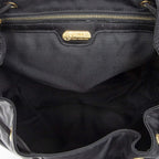 Fendi FF Logo Backpack Black Nylon Canvas — view 9