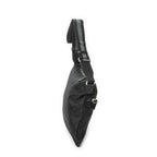 Gucci Small Web Flat Messenger Black GG Nylon Canvas — view 4