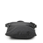 Gucci Small Web Flat Messenger Black GG Nylon Canvas — view 6