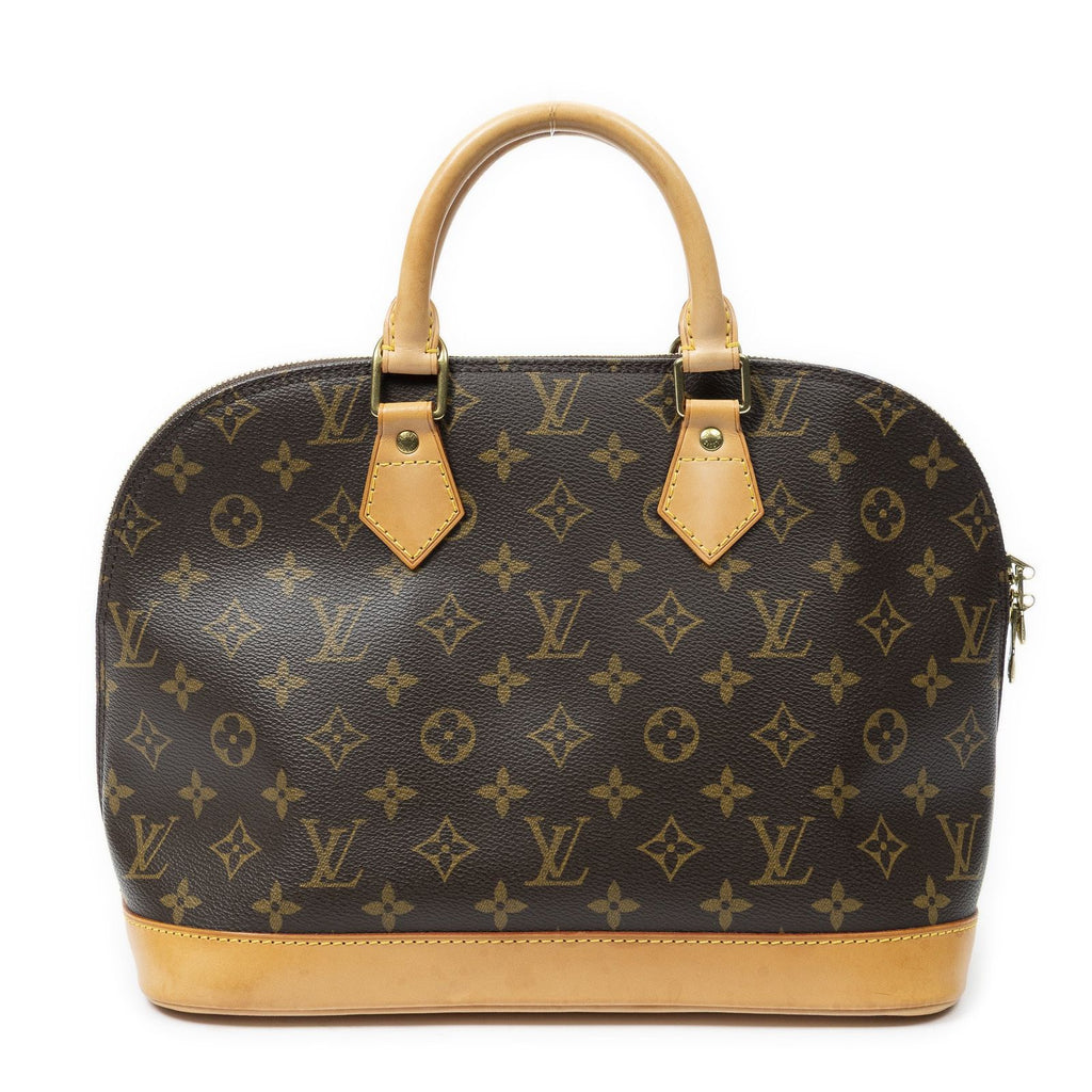 Louis Vuitton Alma Brown Monogram Canvas Handbag
