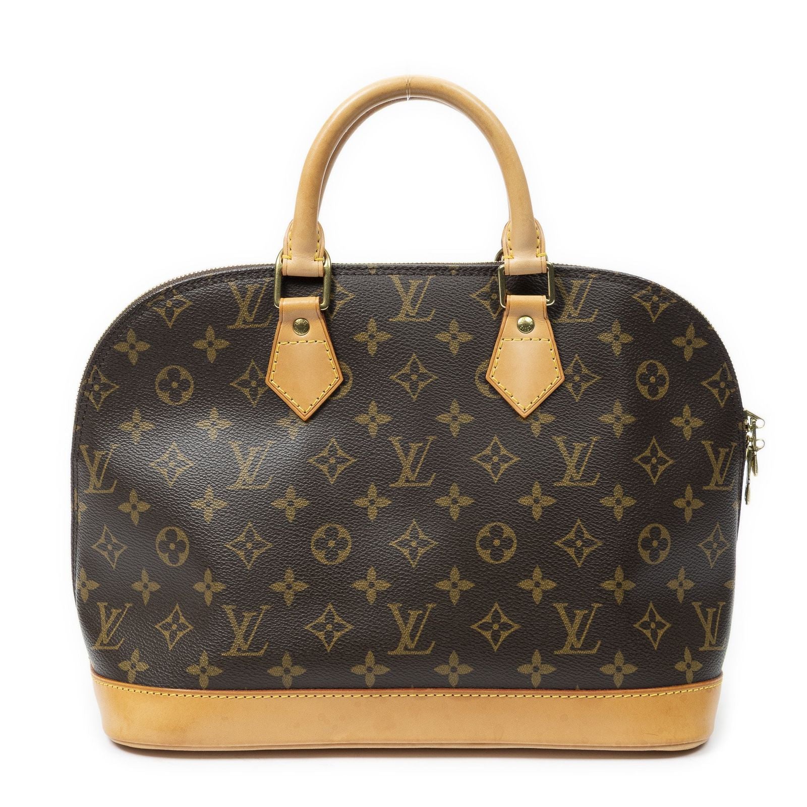 Louis Vuitton Alma Brown Monogram Canvas Handbag
