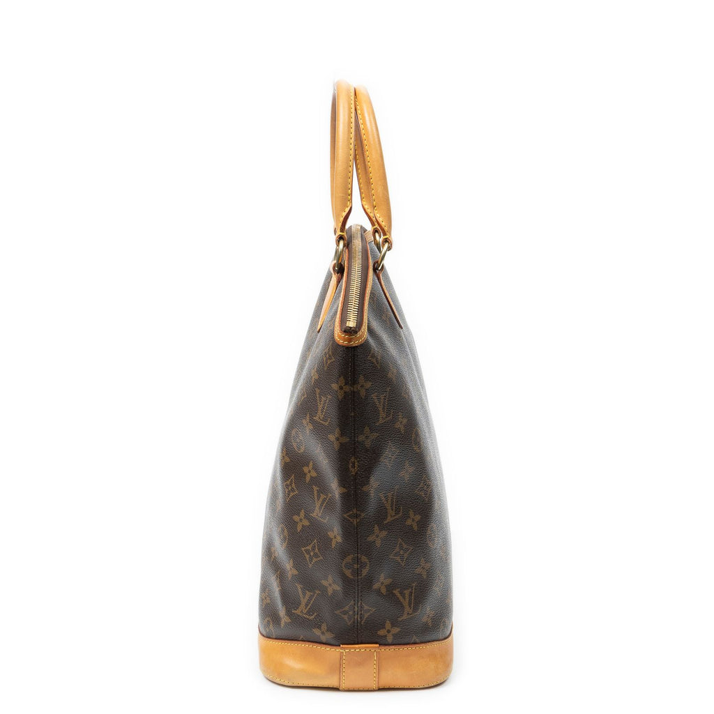 Louis Vuitton Lockit Vertical Brown Monogram Canvas Messenger — view 3