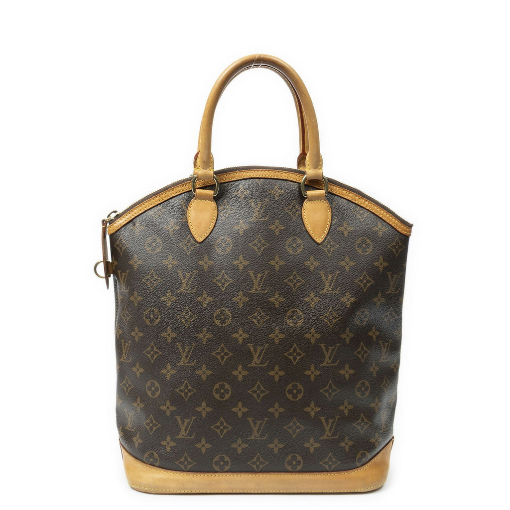 Louis Vuitton Lockit Vertical Brown Monogram Canvas Messenger