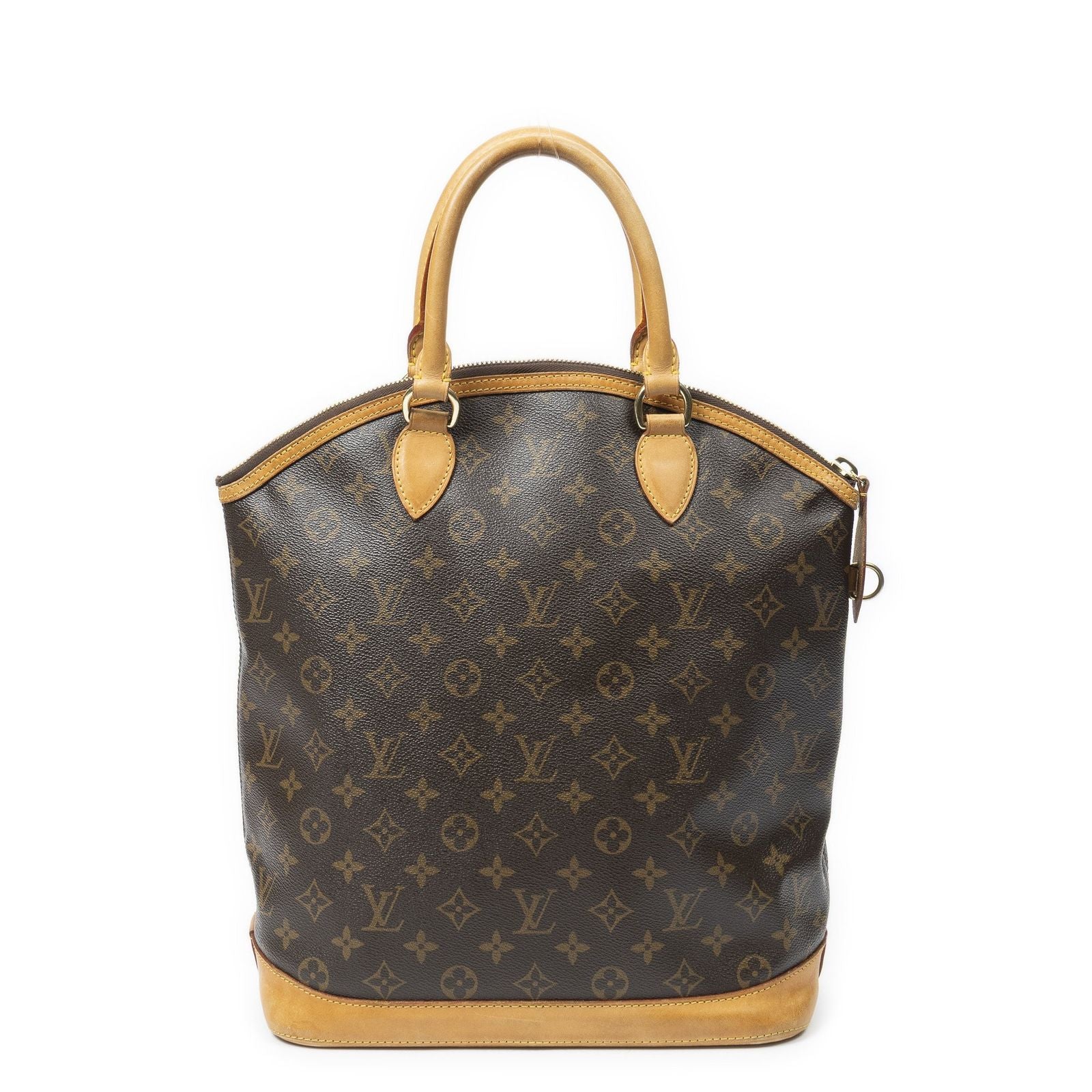 Louis Vuitton Lockit Vertical Brown Monogram Canvas Messenger — view 5