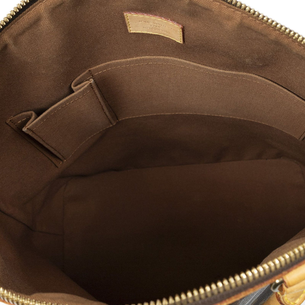 Louis Vuitton Lockit Vertical Brown Monogram Canvas Messenger — view 9