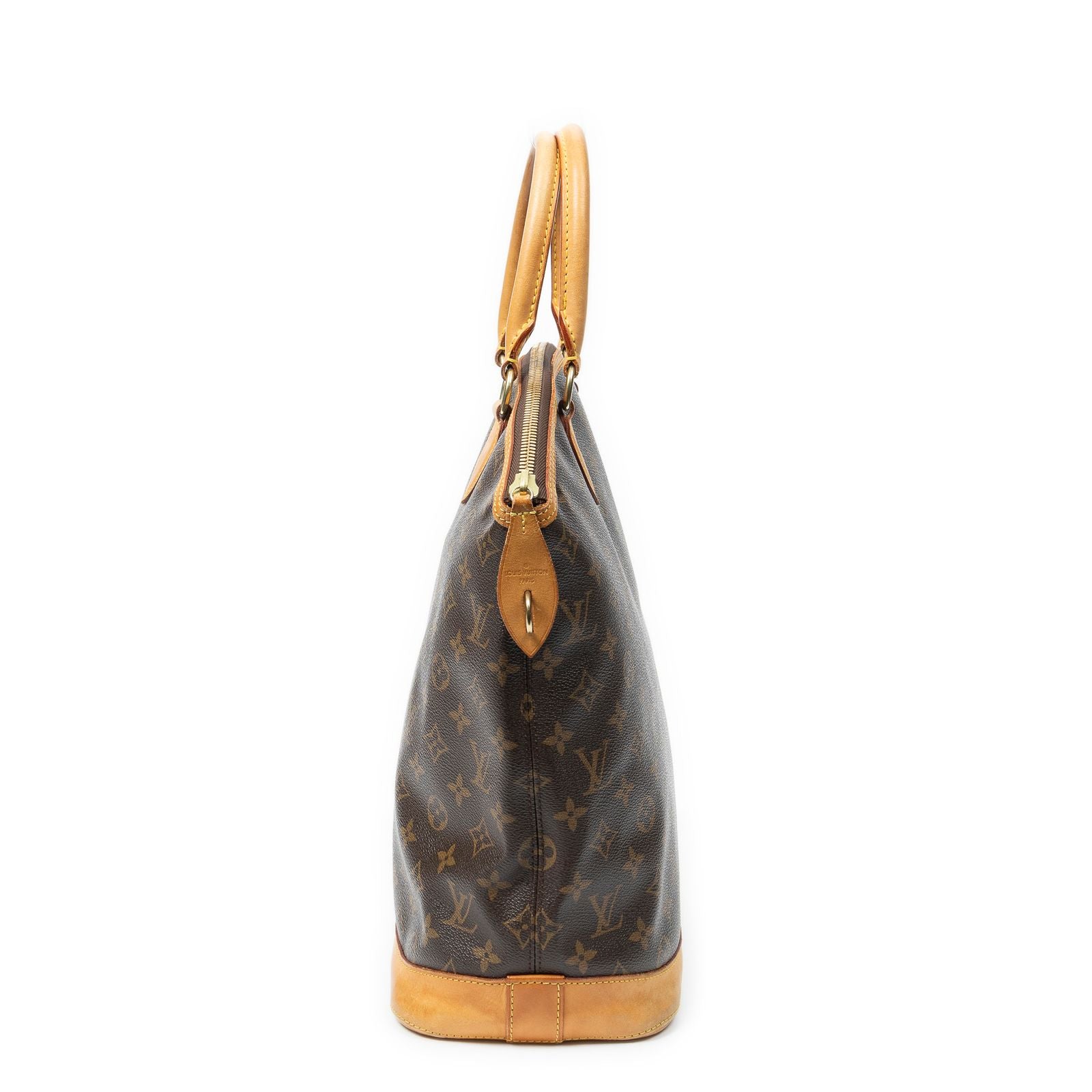 Louis Vuitton Lockit Vertical Brown Monogram Canvas Messenger — view 4