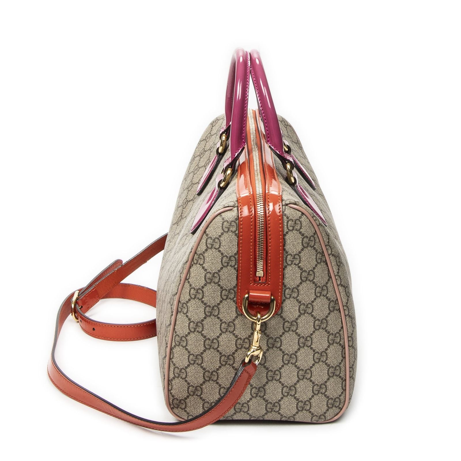 Gucci Boston Beige Supreme Canvas Shoulder — view 4