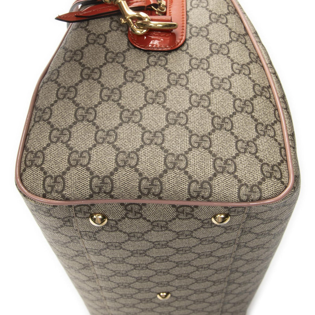 Gucci Boston Beige Supreme Canvas Shoulder — view 7