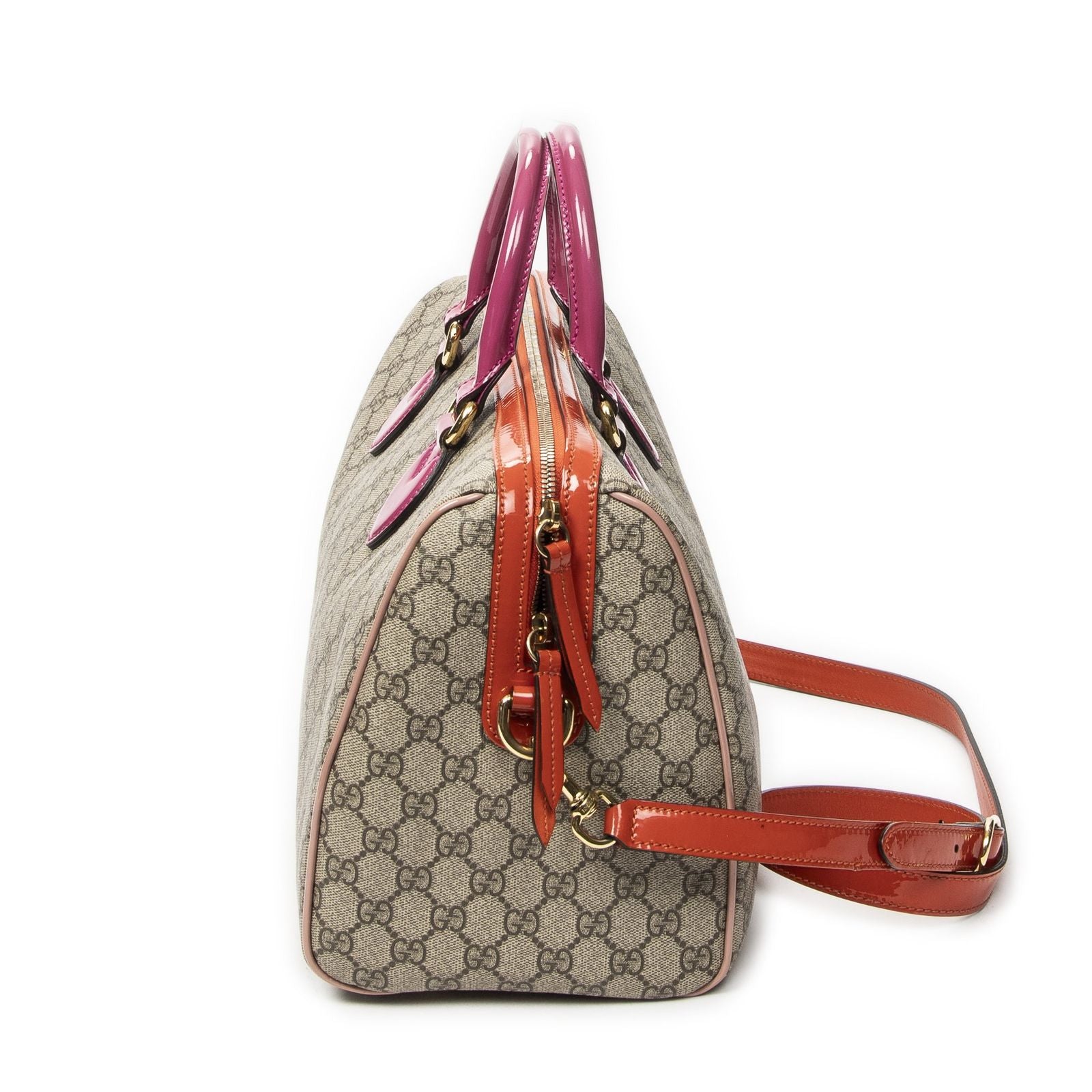 Gucci Boston Beige Supreme Canvas Shoulder — view 3