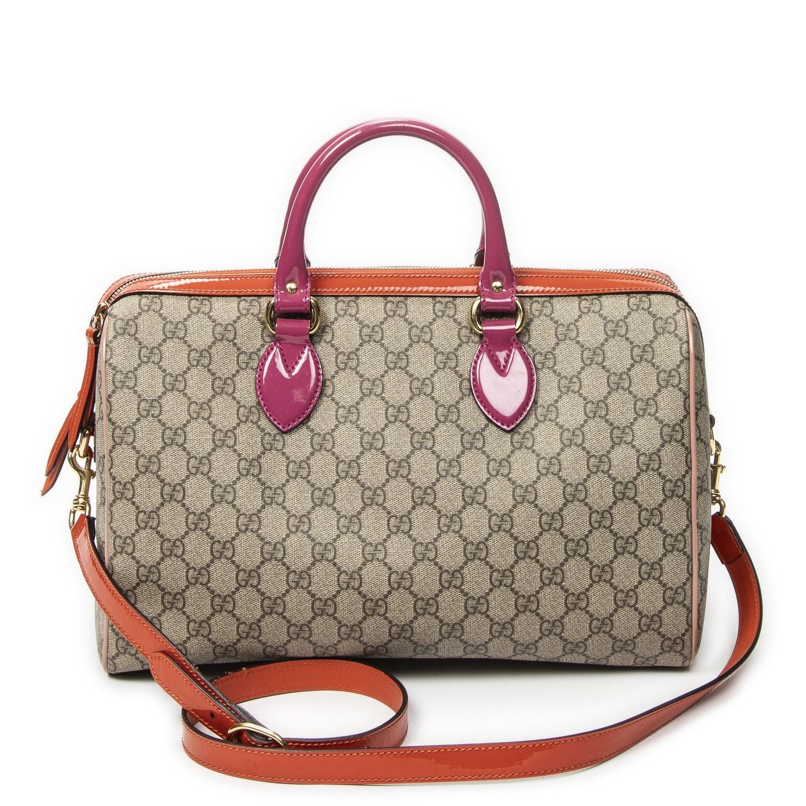 Gucci Boston Beige Supreme Canvas Shoulder — view 5