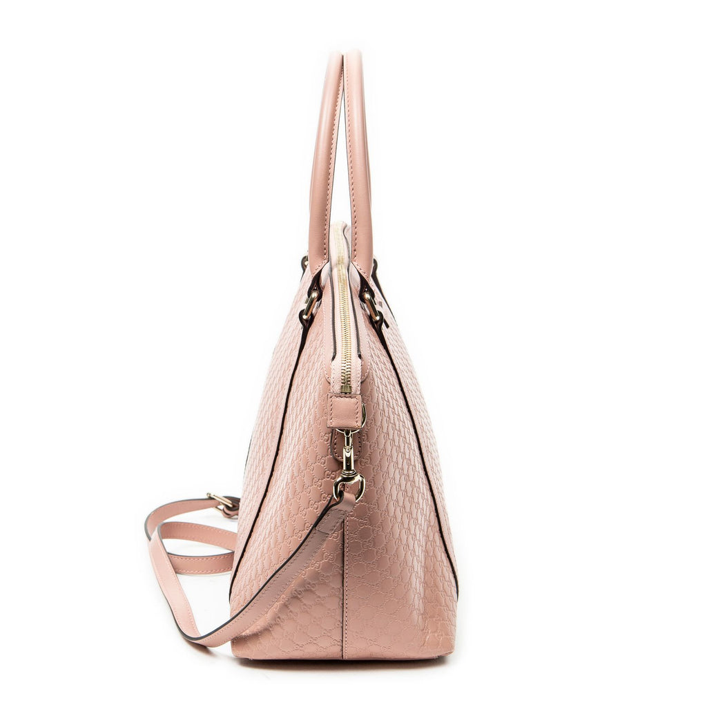Gucci Large Dome Tote Pink Guccissima — view 4