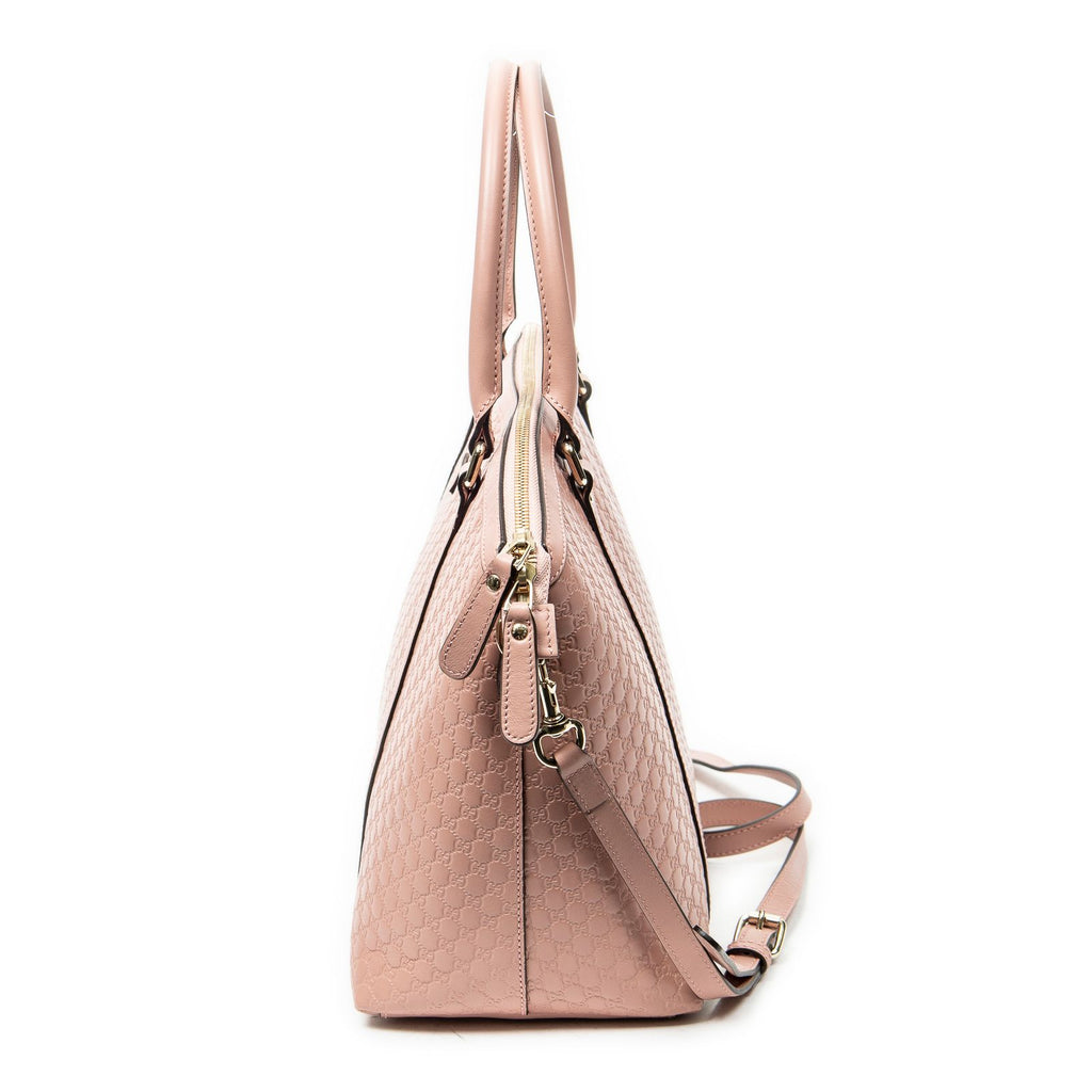 Gucci Large Dome Tote Pink Guccissima — view 3