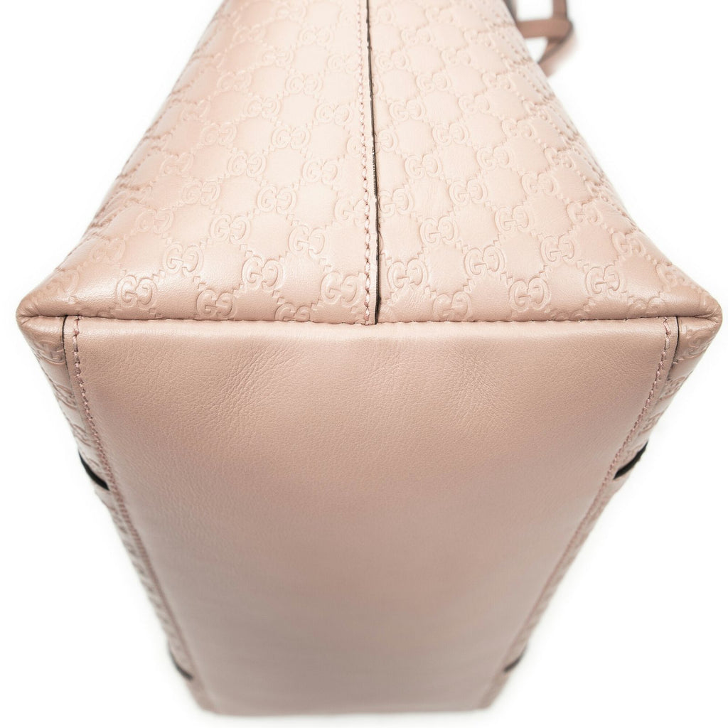 Gucci Large Dome Tote Pink Guccissima — view 7