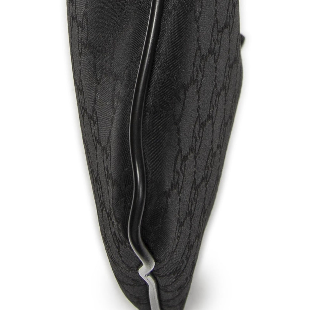 Gucci Mini Web Flat Messenger Black GG Nylon Canvas — view 8