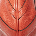 Gucci Convertible Tote Red Gray Calfskin Leather — view 7