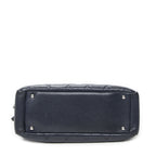 Chanel Large Timeless Soft Shopping Tote Navy Quilted Caviar Leather — view 6