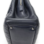 Chanel Large Timeless Soft Shopping Tote Navy Quilted Caviar Leather — view 7