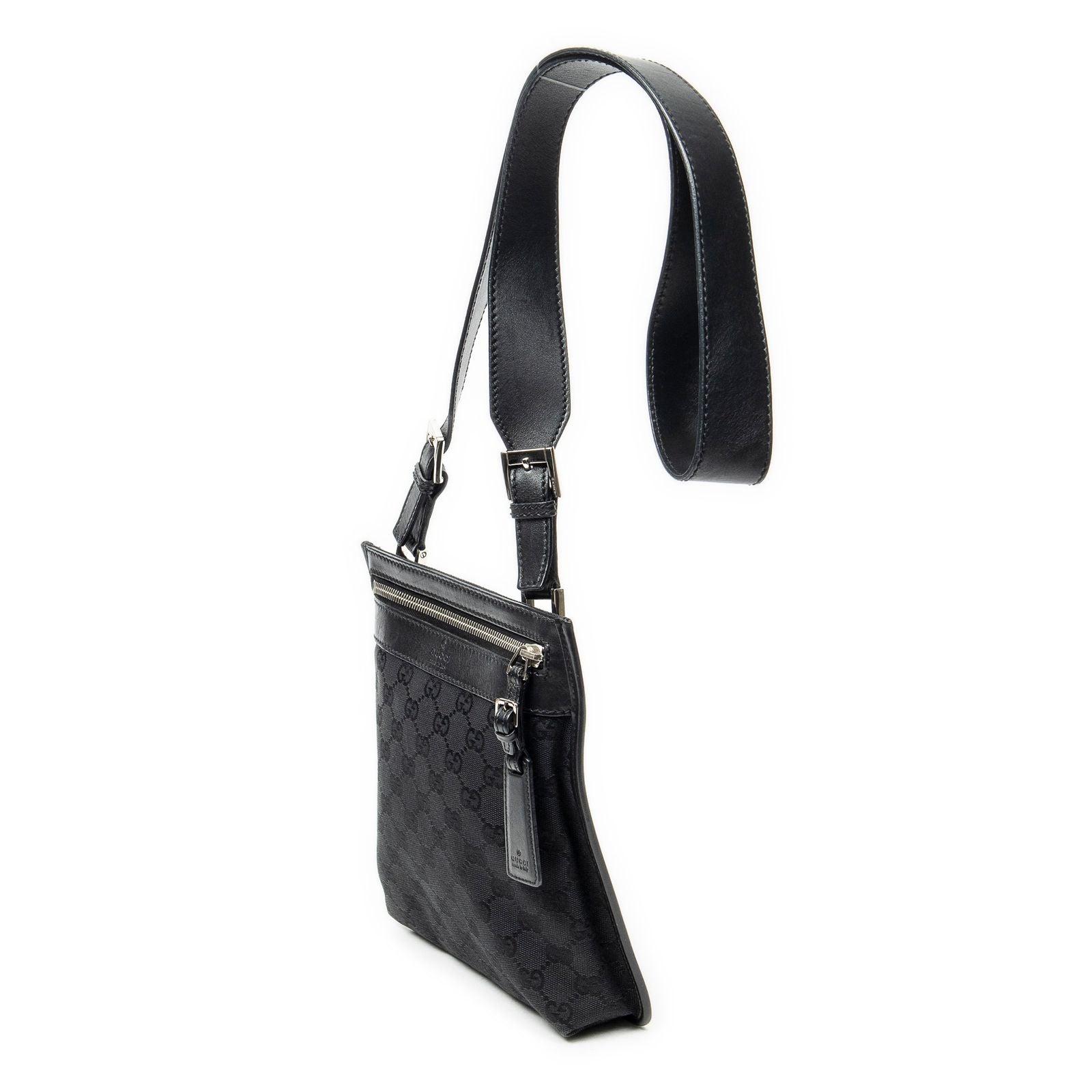 Gucci Sam Crossbody Black GG Canvas — view 2