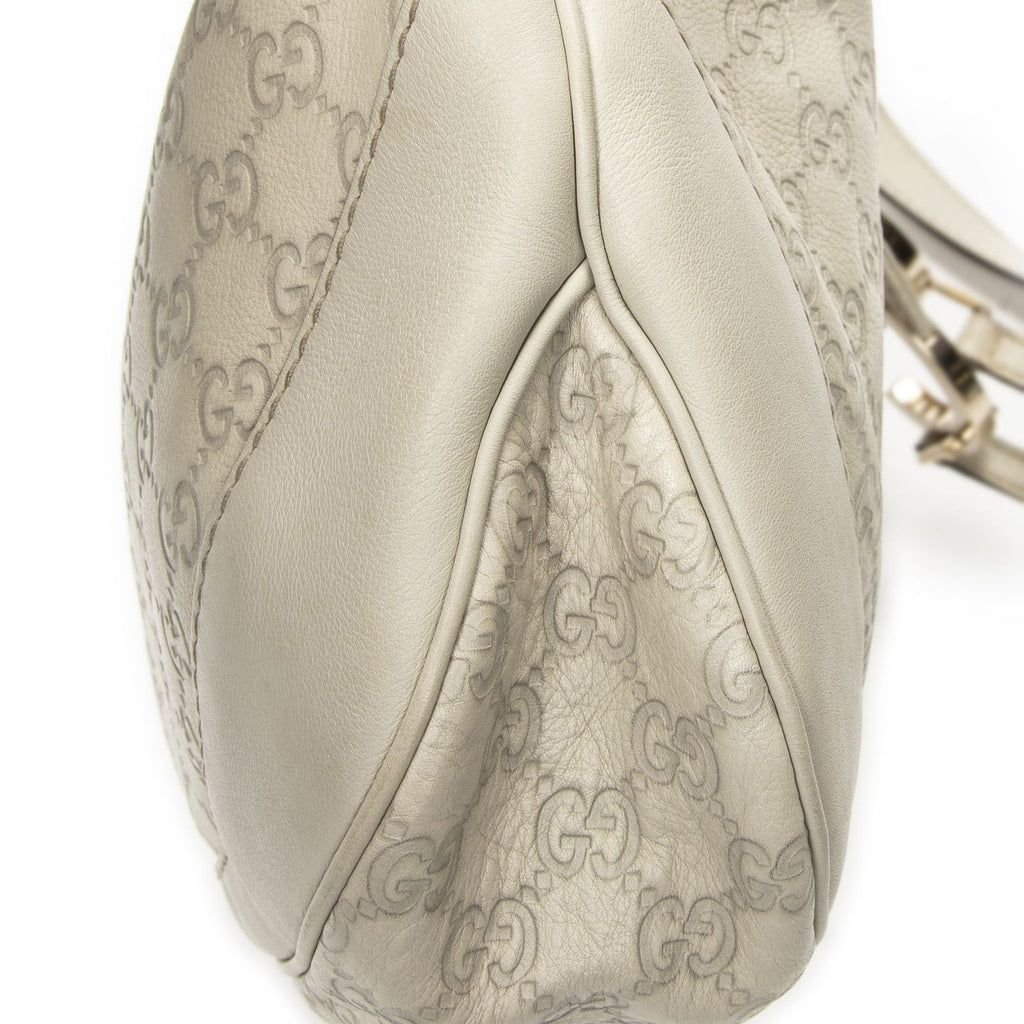 Gucci Charlotte Crossbody Shoulder Bag Ivory Guccissima — view 8