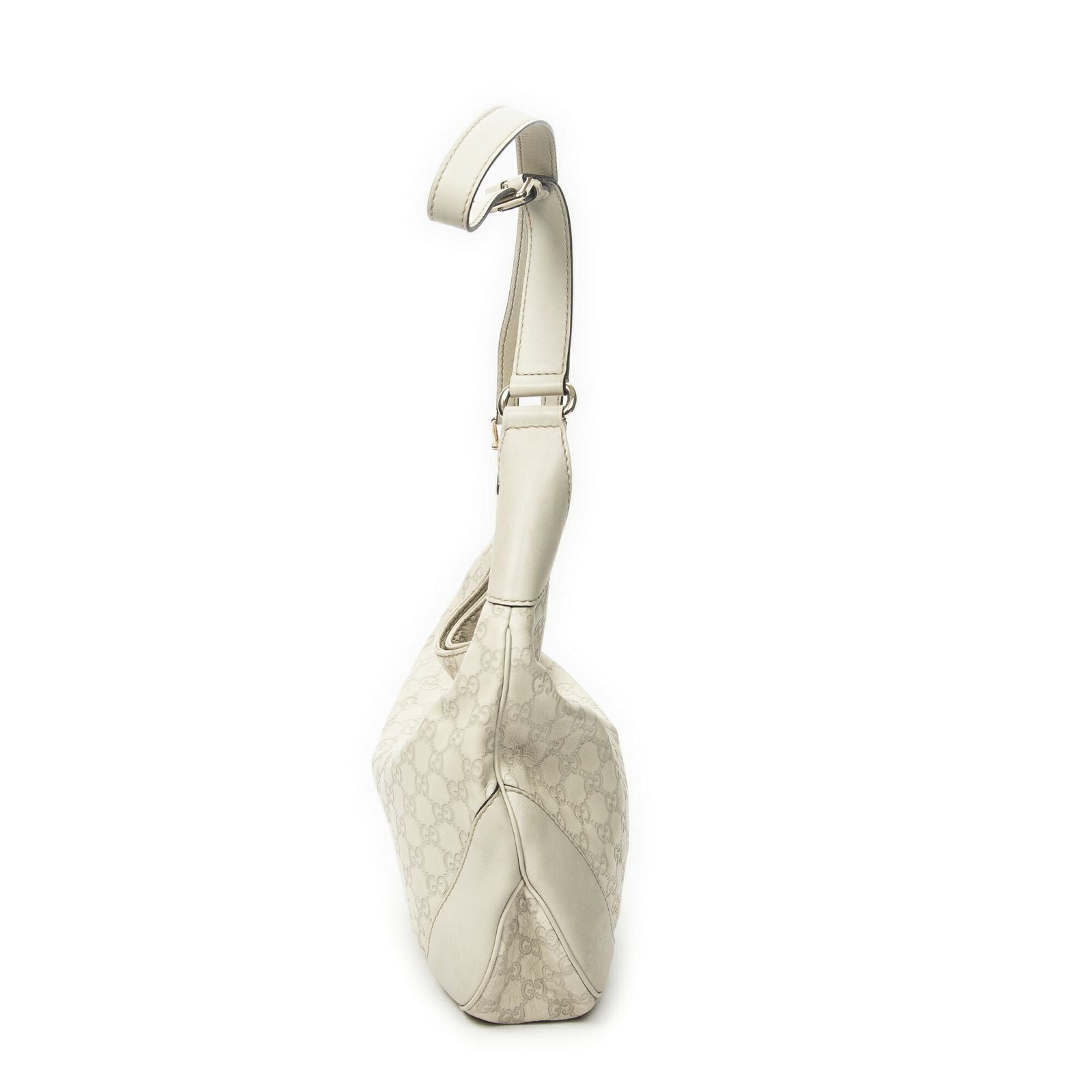 Gucci Charlotte Crossbody Shoulder Bag Ivory Guccissima — view 4