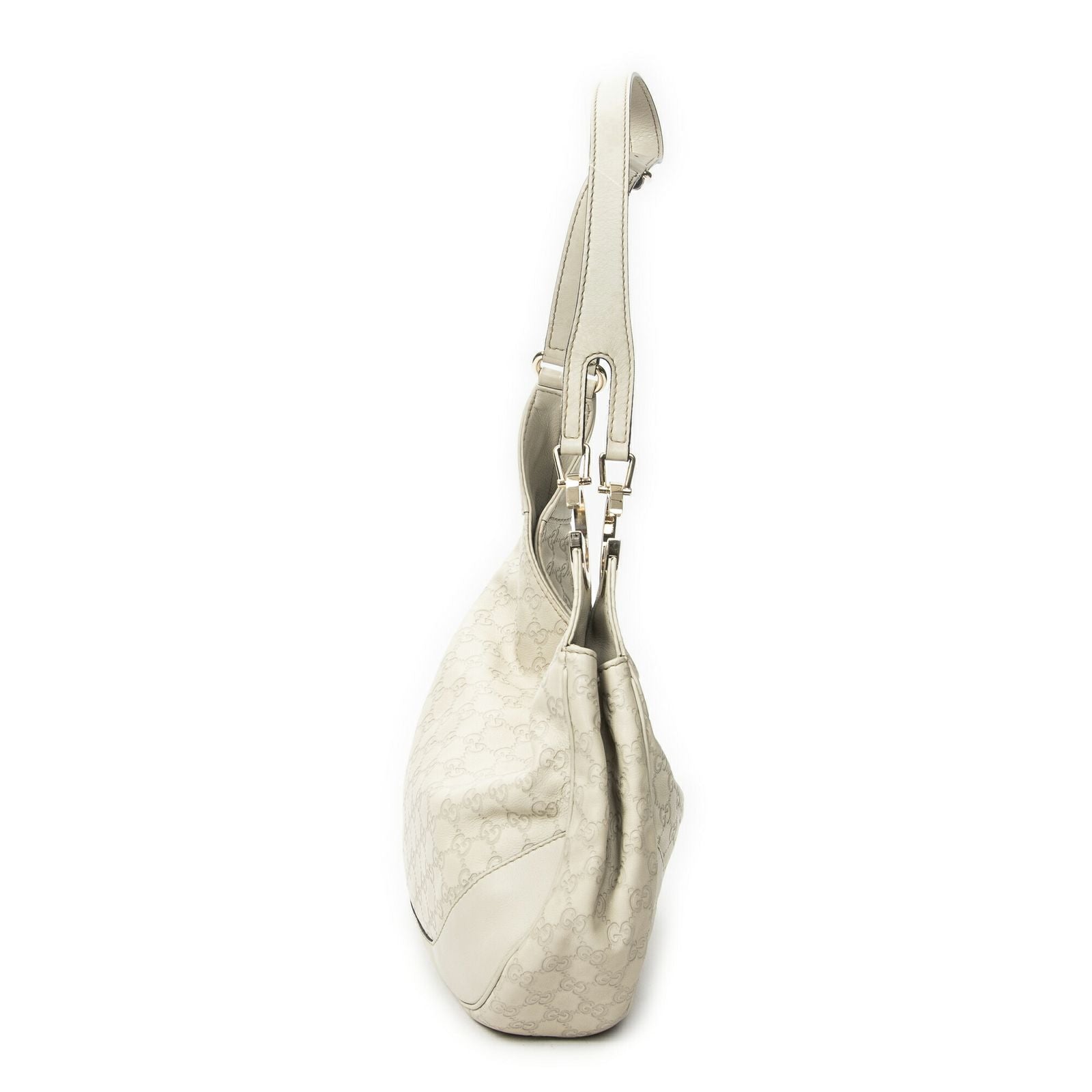 Gucci Charlotte Crossbody Shoulder Bag Ivory Guccissima — view 3