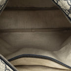 Gucci Half Moon Zip Messenger Beige Navy Supreme Canvas — view 9