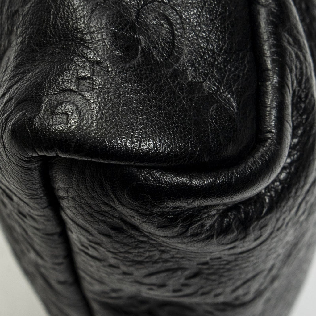 Gucci Small Messenger Black Guccissima — view 8