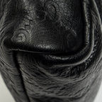 Gucci Small Messenger Black Guccissima — view 8