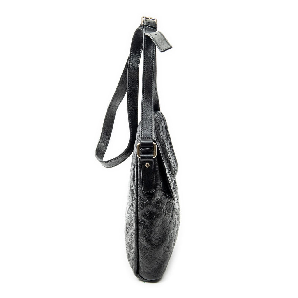 Gucci Small Messenger Black Guccissima — view 4