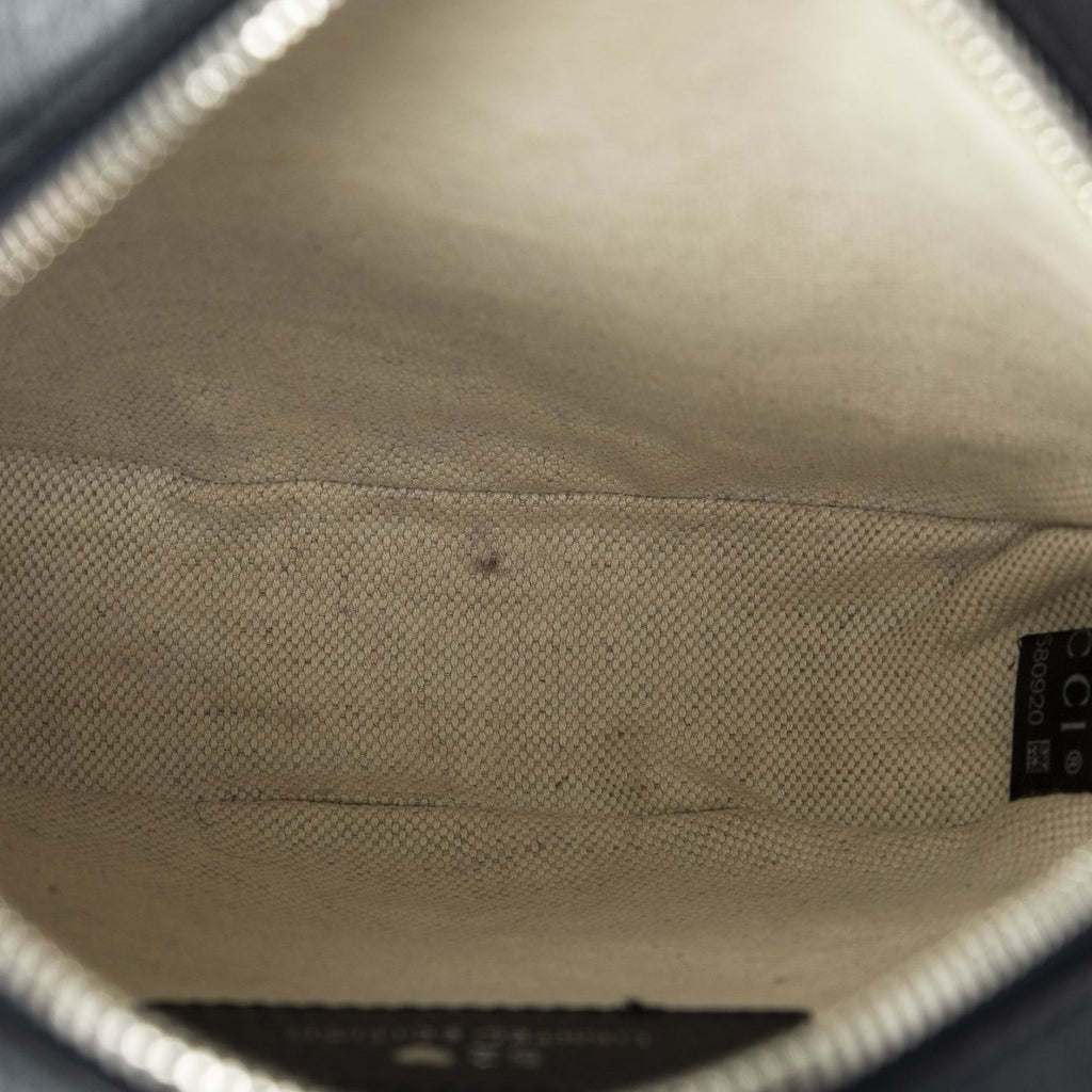 Gucci GG Round Crossbody Red Navy Canvas — view 9