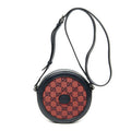 Gucci GG Round Crossbody Red Navy Canvas