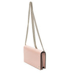 Gucci Chain Wallet Pink Calfskin Leather — view 2