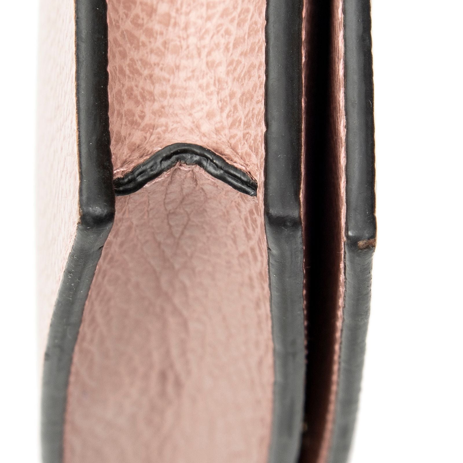 Gucci Chain Wallet Pink Calfskin Leather — view 7