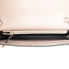 Gucci Chain Wallet Pink Calfskin Leather — view 9