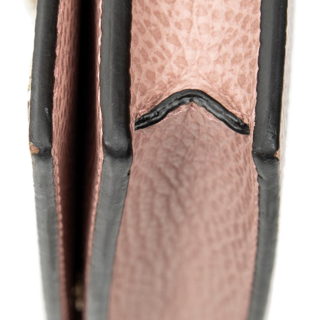 Gucci Chain Wallet Pink Calfskin Leather — view 8