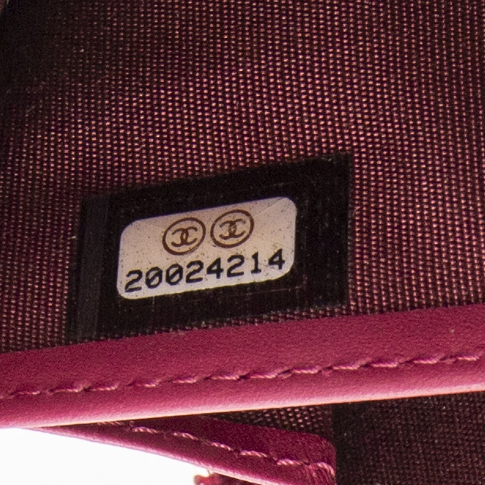 Chanel Timeless Zip Around Wallet Raspberry Pink Caviar Leather — view 6