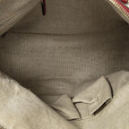 Gucci Medium Bree Dome Tote Beige Red GG Canvas — view 9