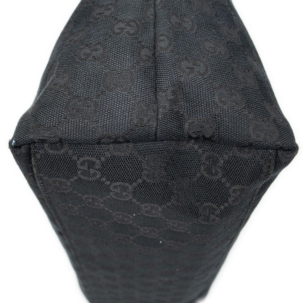 Gucci Web Large Diaper Tote Black GG Canvas — view 7