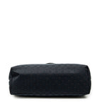Gucci Web Large Diaper Tote Black GG Canvas — view 6