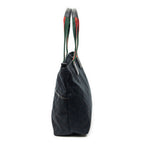 Gucci Web Large Diaper Tote Black GG Canvas — view 3