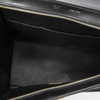 Celine Midi Trapeze Blue Black Beige Calfskin Leather Messenger — view 9