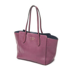 Gucci Small Swing Tote Purple Calfskin Leather — view 2