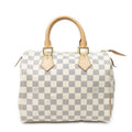 Louis Vuitton Speedy Ivory Damier Azur Handbag