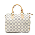 Louis Vuitton Speedy Ivory Damier Azur Handbag