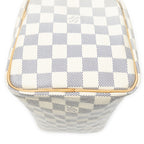 Louis Vuitton Speedy Ivory Damier Azur Handbag — view 8