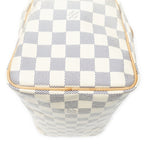 Louis Vuitton Speedy Ivory Damier Azur Handbag — view 7