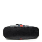 Gucci Large Web Shopping Tote Black Supreme Canvas — view 6