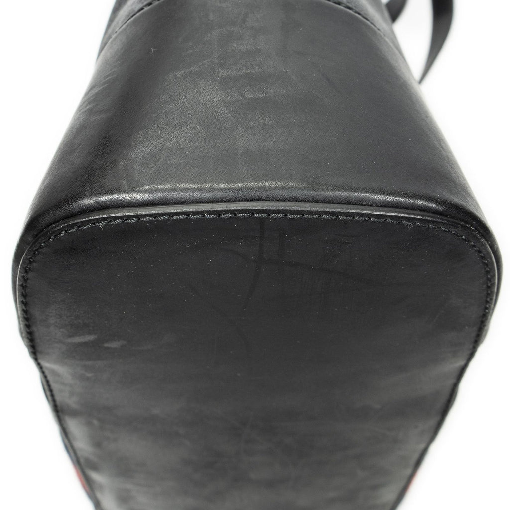 Gucci Large Web Shopping Tote Black Supreme Canvas — view 8