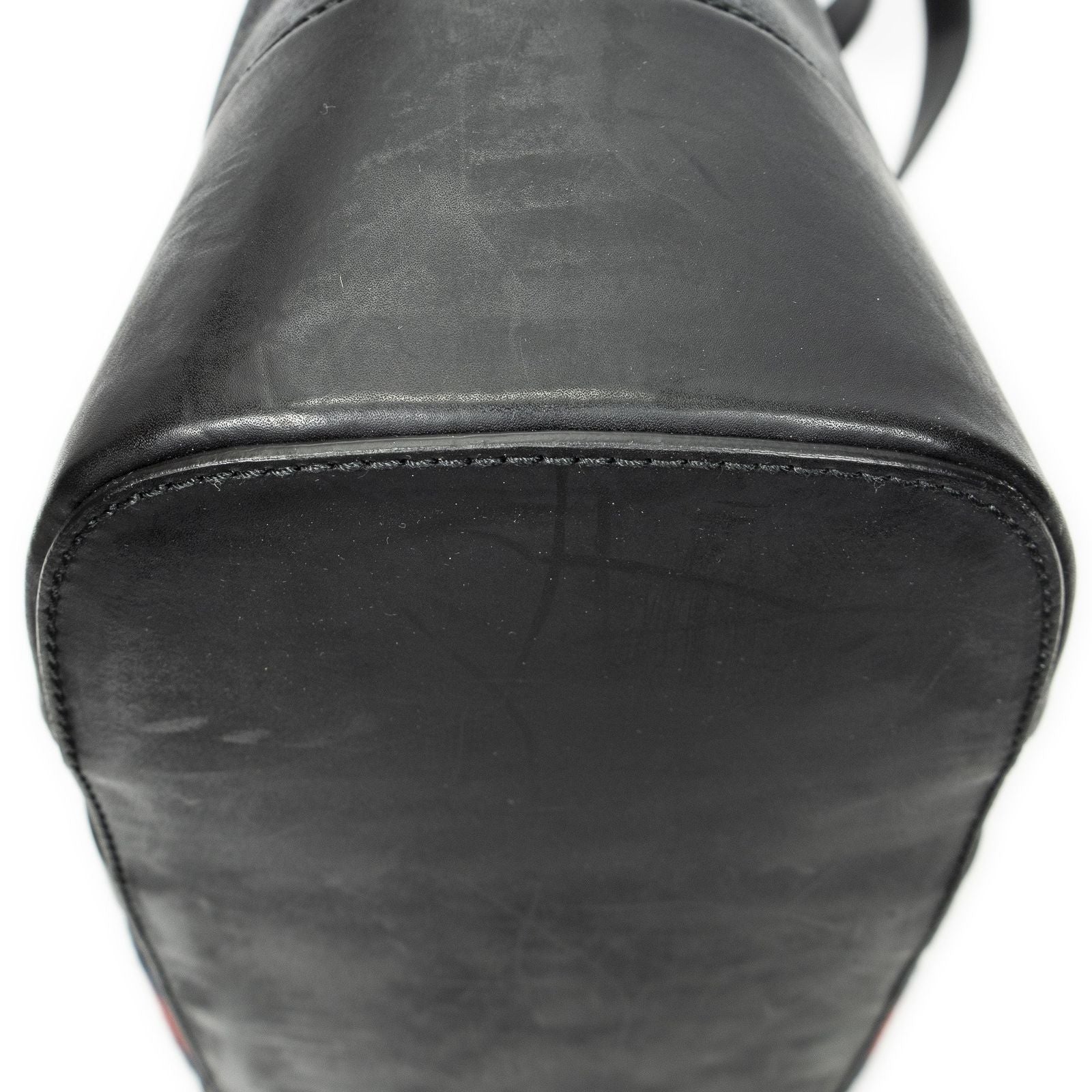 Gucci Large Web Shopping Tote Black Supreme Canvas — view 8