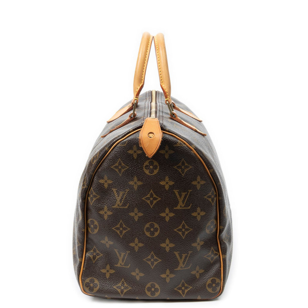 Louis Vuitton Speedy Brown Monogram Canvas Handbag — view 3